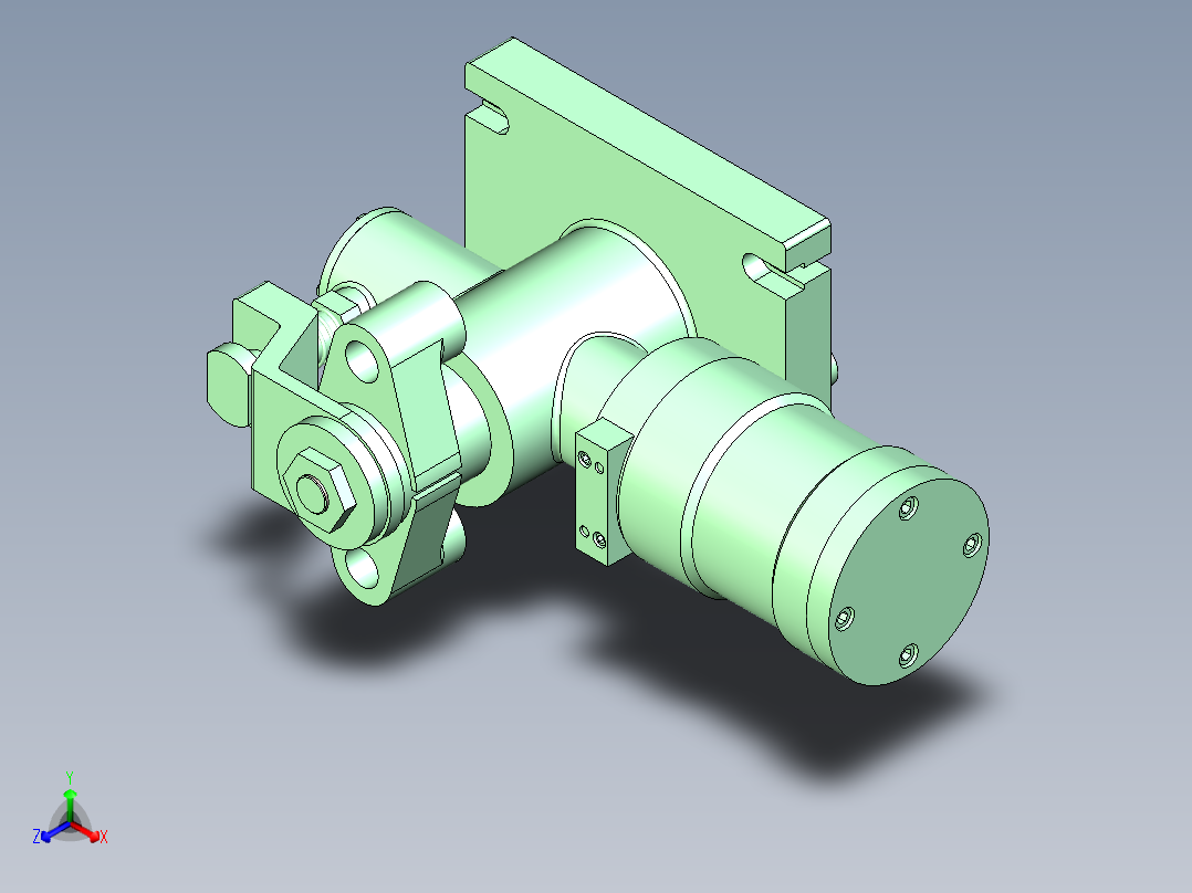 拨叉831007铣端面夹具含三维+二维设计资料正等轴测图