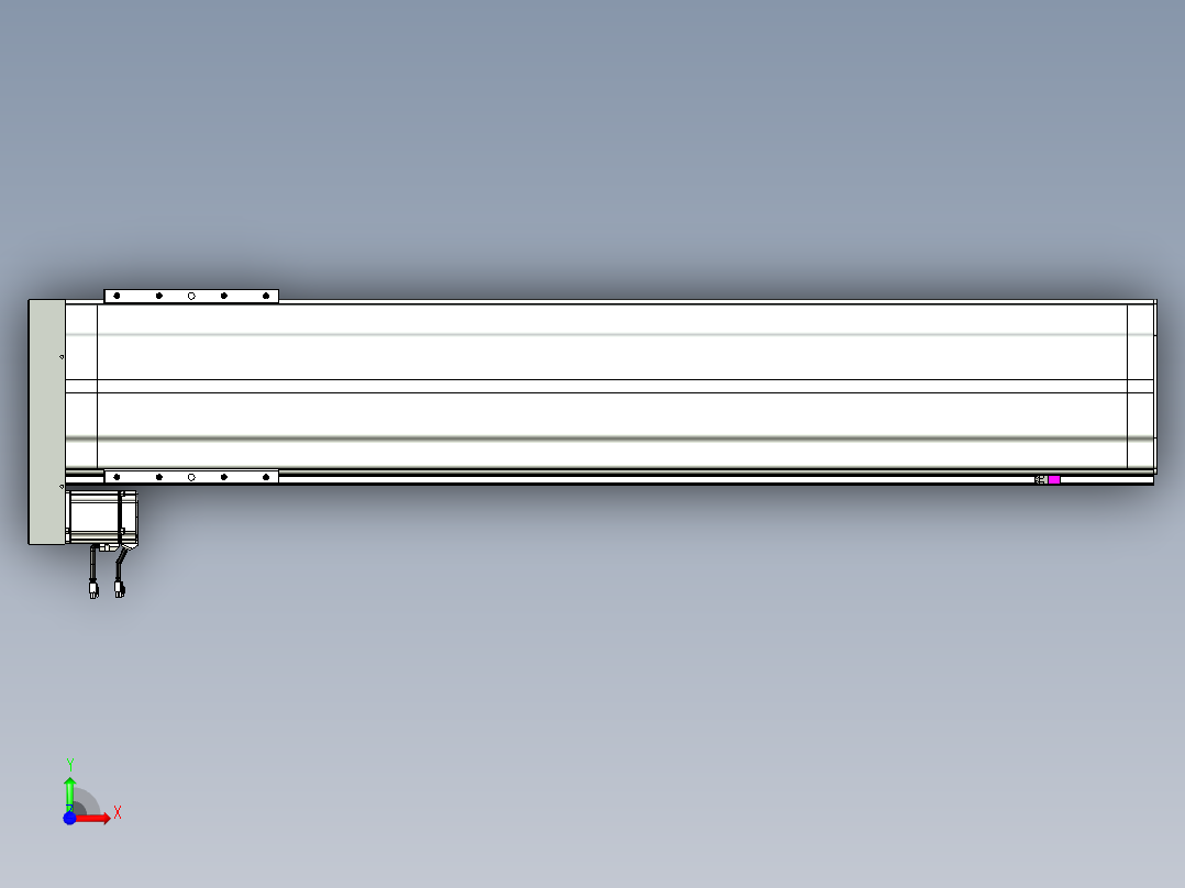 VF丝杆传动-一般环境VF27-Lxx-C-S1300-BL-ZP75-C3前视图