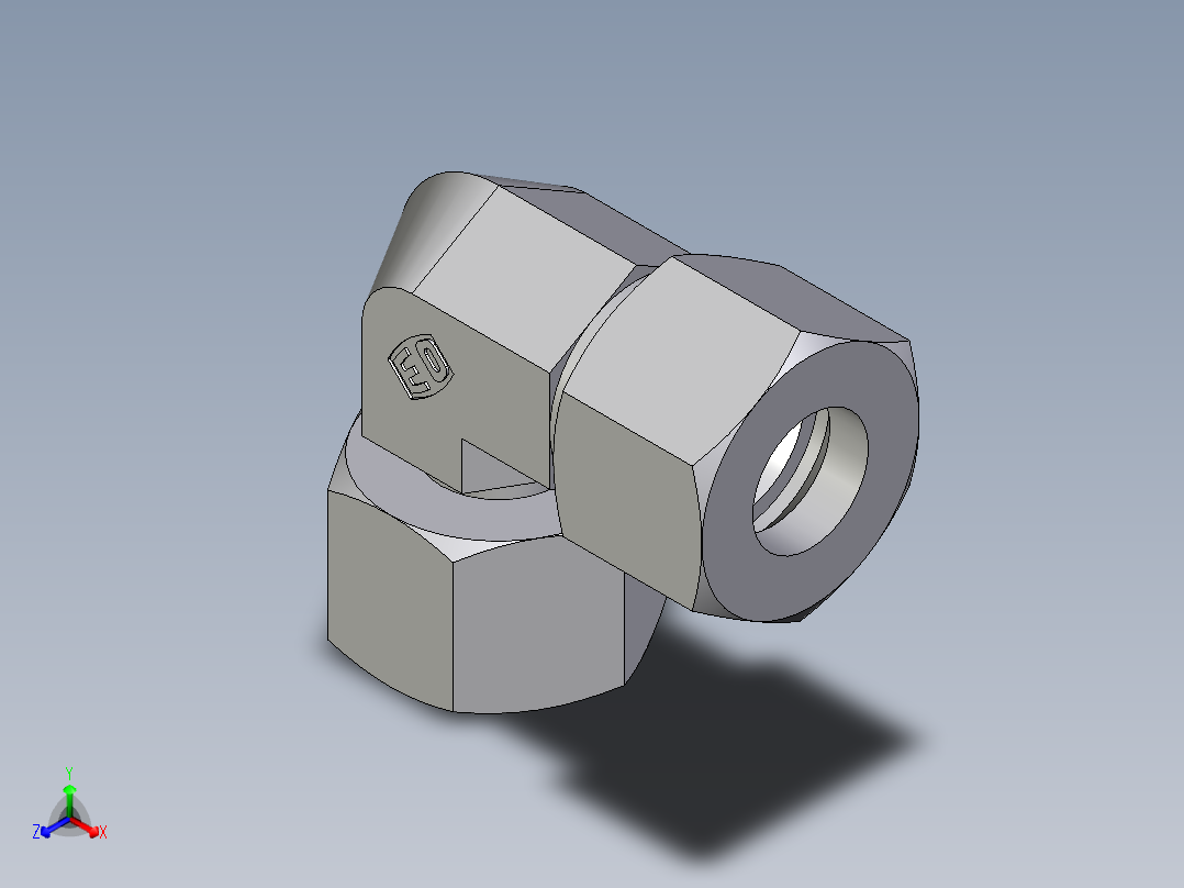 卡套式工业通用硬管接头EO_Standpipe_elbow_EVW16S71