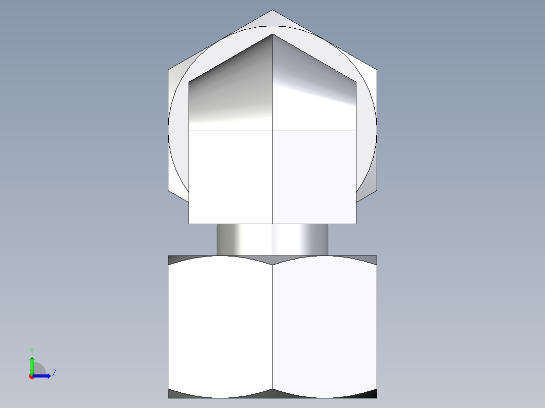 卡套式工业通用硬管接头EO_Standpipe_elbow_EVW16S71左视图