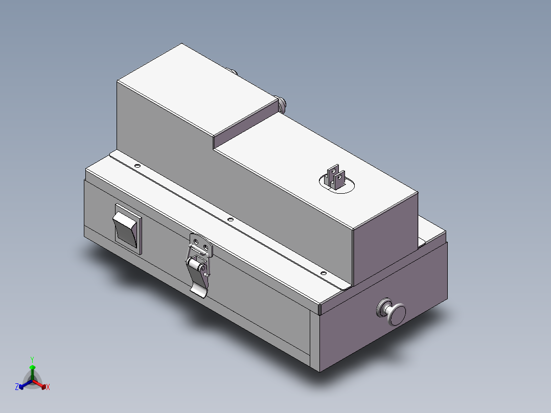 切脚成型治具正等轴测图