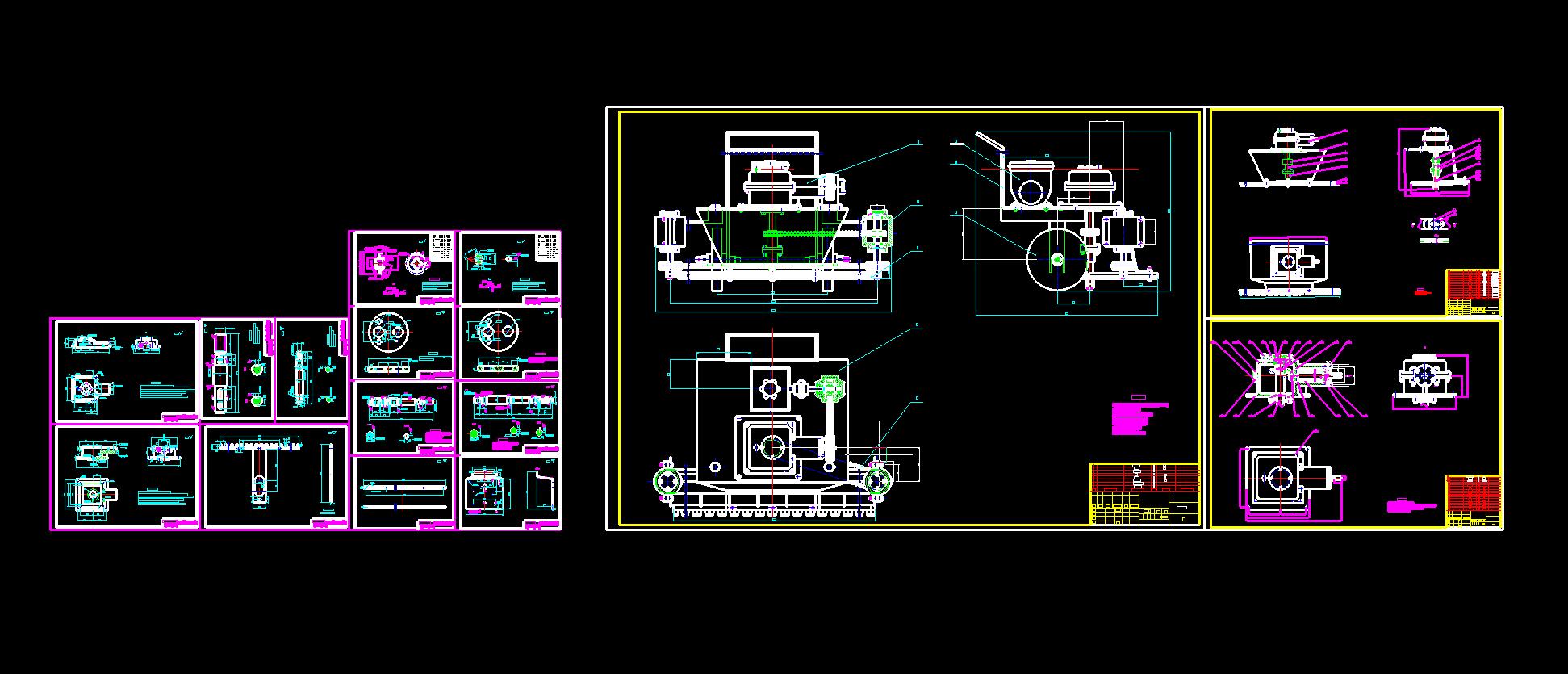 自走式草坪机结构设计及仿真+CAD图纸说明书