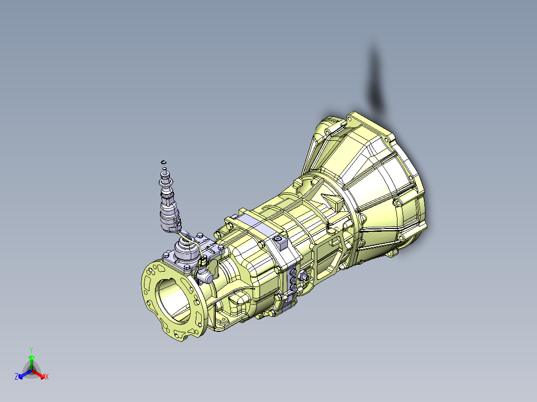 国产汽车普遍搭载的自动变速箱catia三维