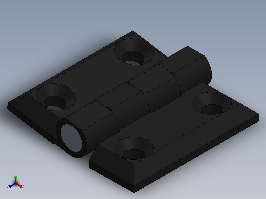 40x40孔距铝型材铰链