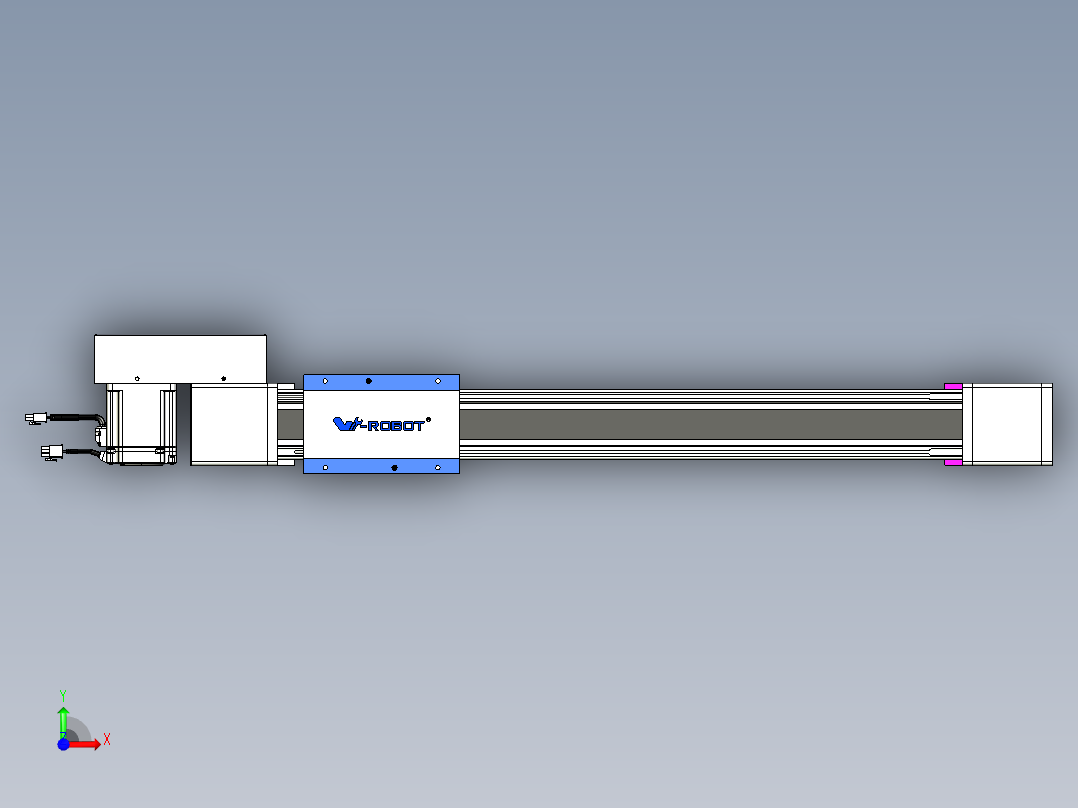 威洛博LB.GB同步带传动--欧规系列GB8-L96-S550-BR-P75前视图