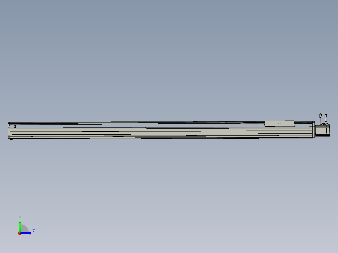 东锦丝杆传动-直线滑台模组DH210-C-L10-S1800-BC-P750W-C3.STEP左视图