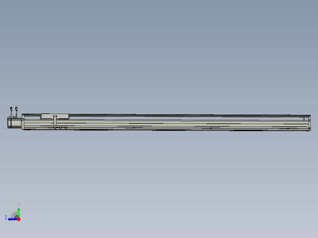东锦丝杆传动-直线滑台模组DH210-C-L10-S1800-BC-P750W-C3.STEP右视图