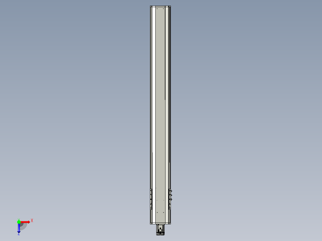 东锦丝杆传动-直线滑台模组DH210-C-L10-S1800-BC-P750W-C3.STEP俯视图