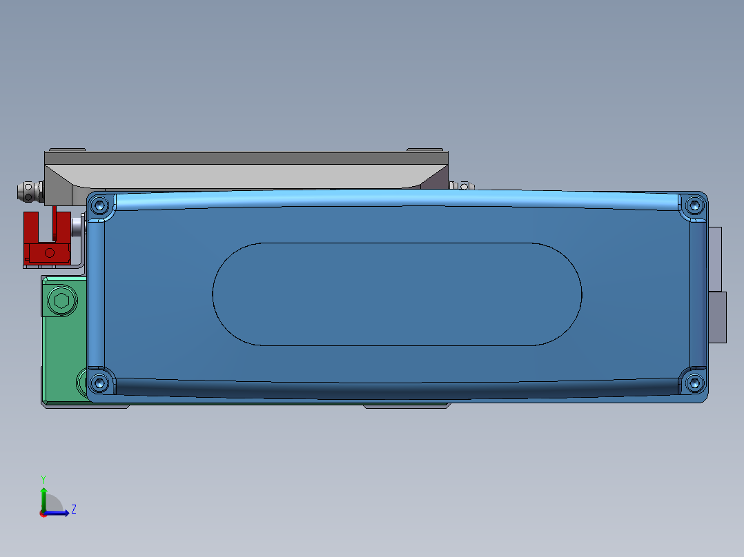 内嵌式直线模组XGG12左视图