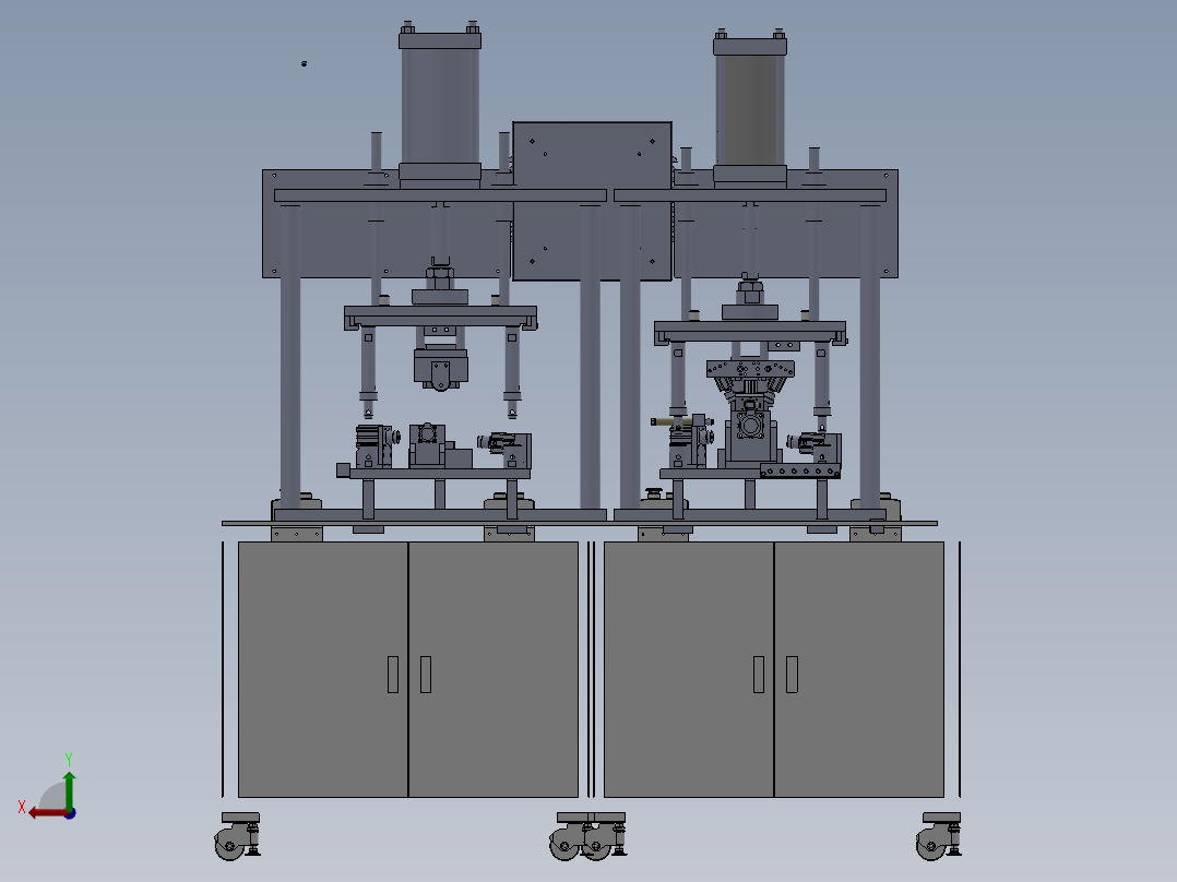 摄像头气密性泄露检测设备后视图
