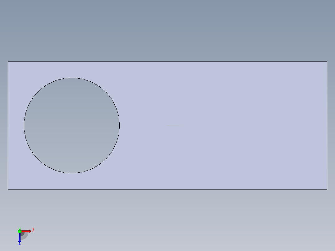 S44 电机座俯视图