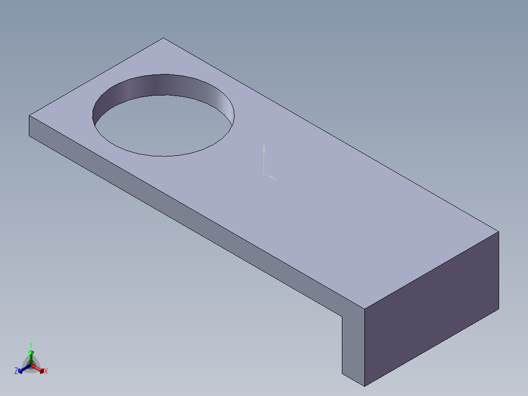 S44 电机座正等轴测图