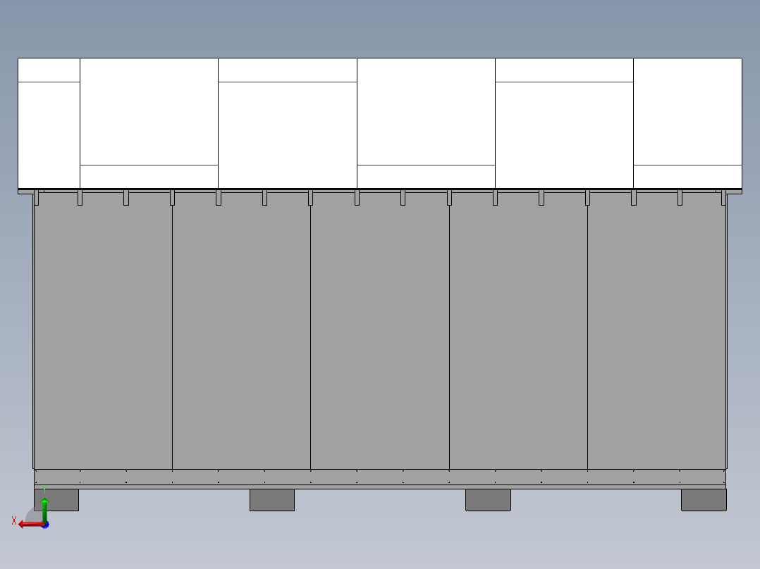 16x20小屋门廊后视图