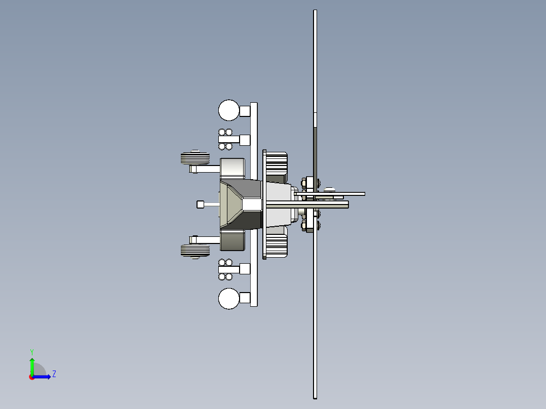 阿帕奇直升机木制玩具左视图