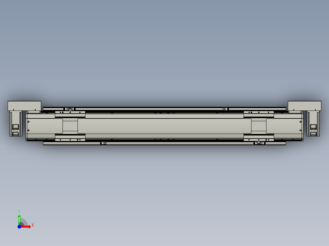 威洛博双电机滑台-VBF14S2-L50-S700-BLR-P40-C6前视图