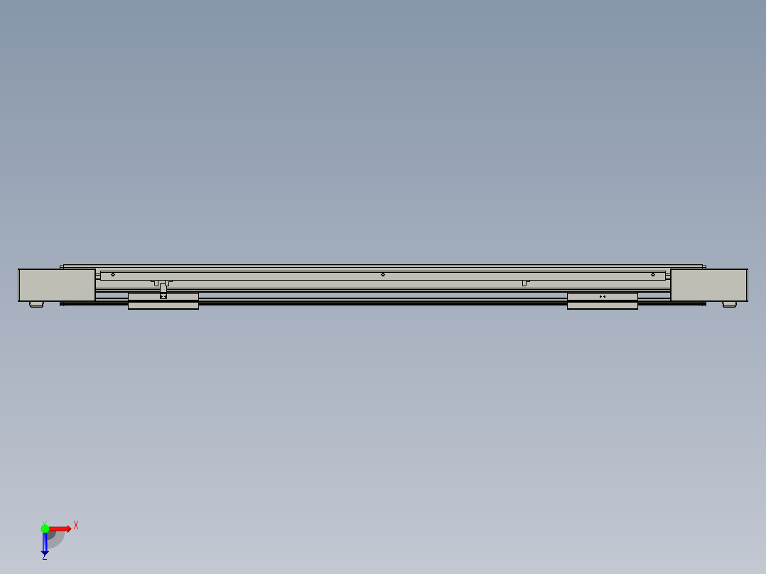 威洛博双电机滑台-VBF14S2-L50-S700-BLR-P40-C6俯视图