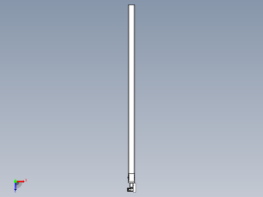 同步带全封闭直线模组TPA-HCB-105D-90-L2700-MR-C-P20-N3俯视图