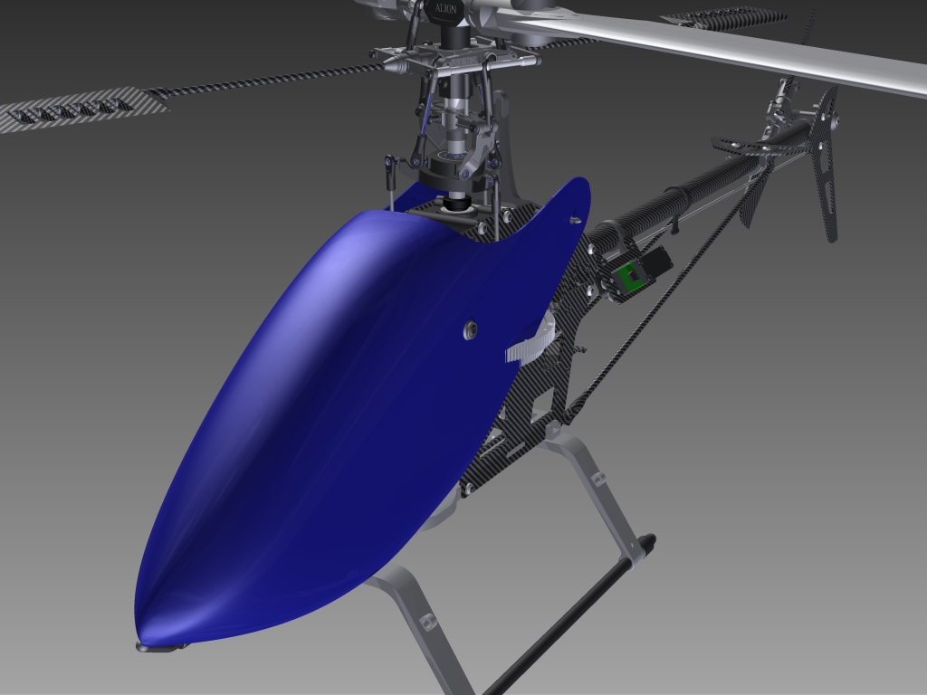 亚拓500直升机模型