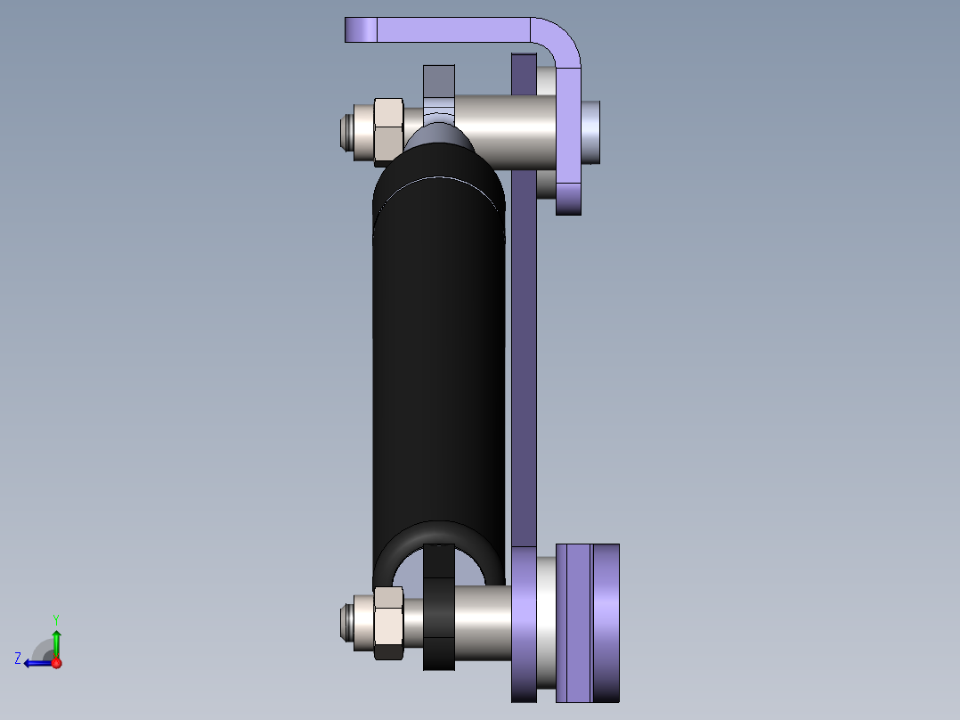 沙发转换机构右视图