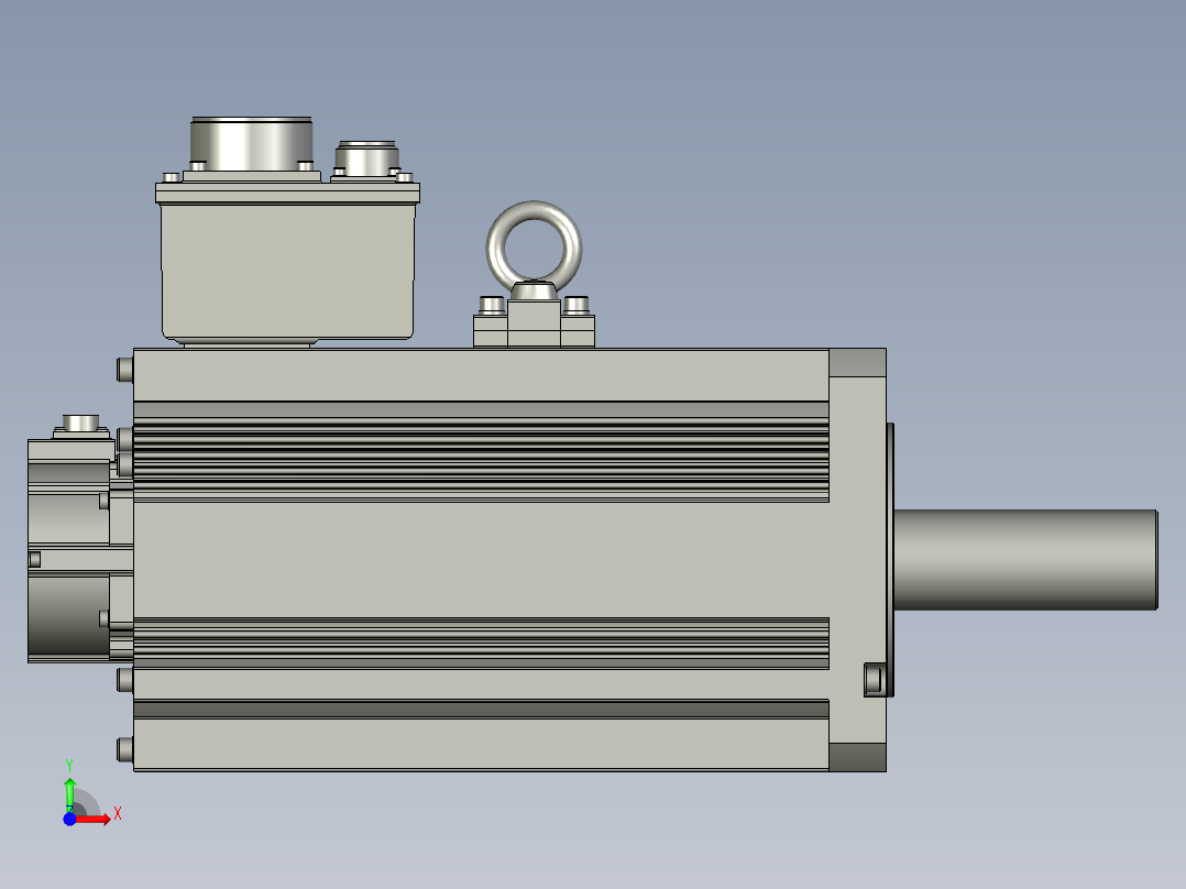 7500W MHME伺服马达前视图