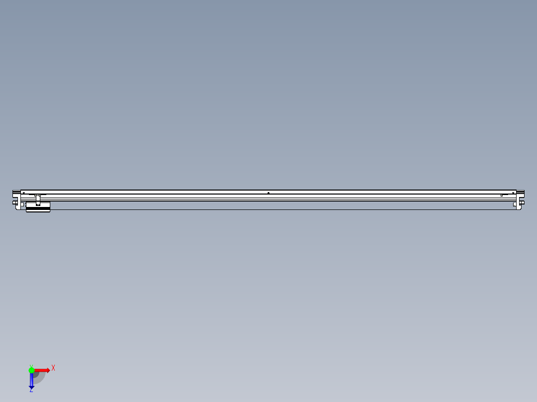 威洛博VL系列3d模型模组VL22H1Y-S2100俯视图