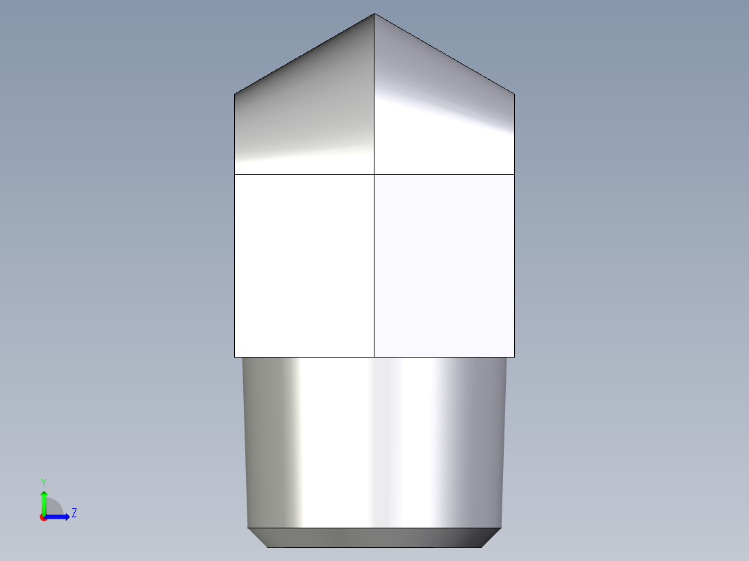 卡套式工业通用硬管接头EO_Male_stud_elbow_WE25S1NPTCFX左视图