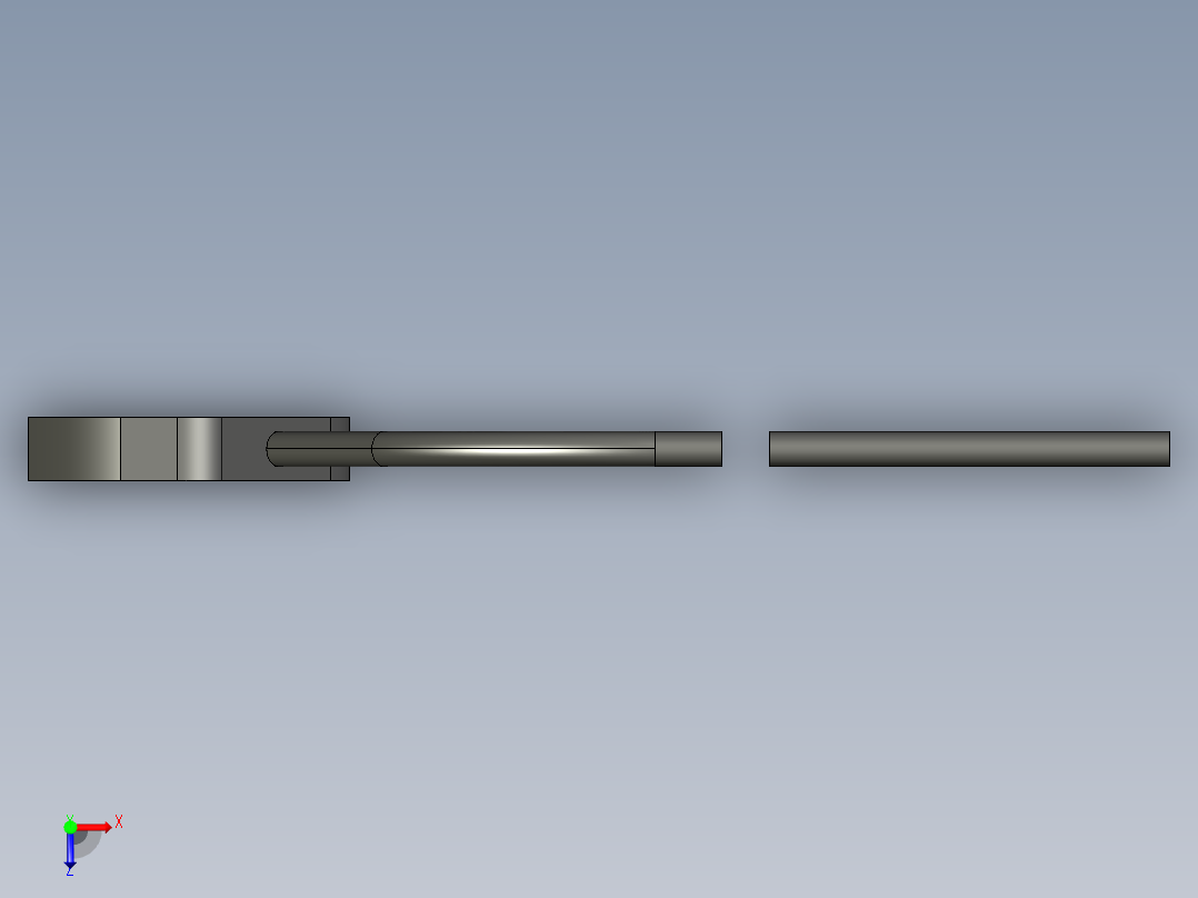 基恩士FU-A10_kc图纸模型俯视图