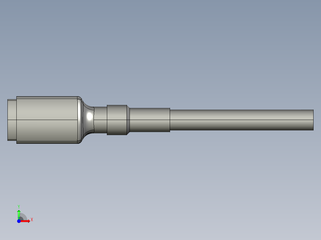 基恩士CA-R20cable_kc图纸模型前视图
