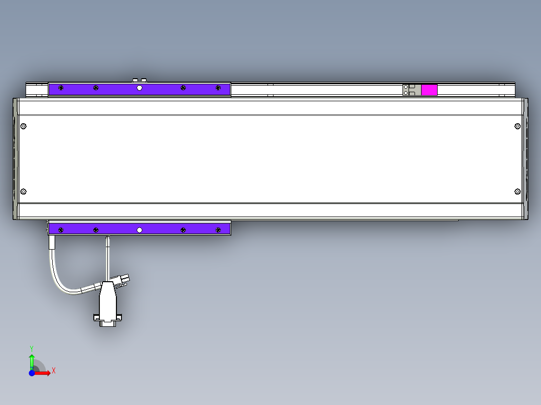 威洛博VL系列直线电机模组-VL14S3-S300前视图