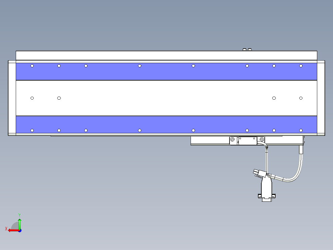 威洛博VL系列直线电机模组-VL14S3-S300后视图