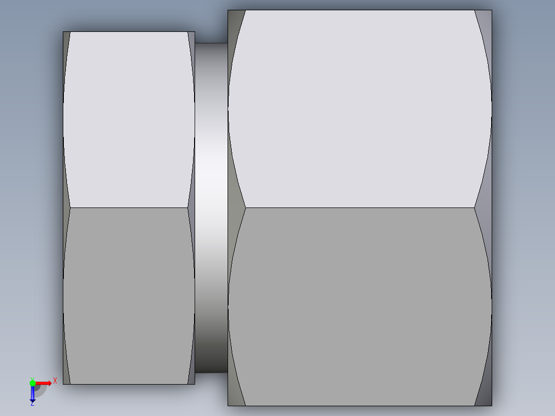 卡套式工业通用硬管接头EO_Blanking_plug_for_tube_ends_ROV20ZS71俯视图