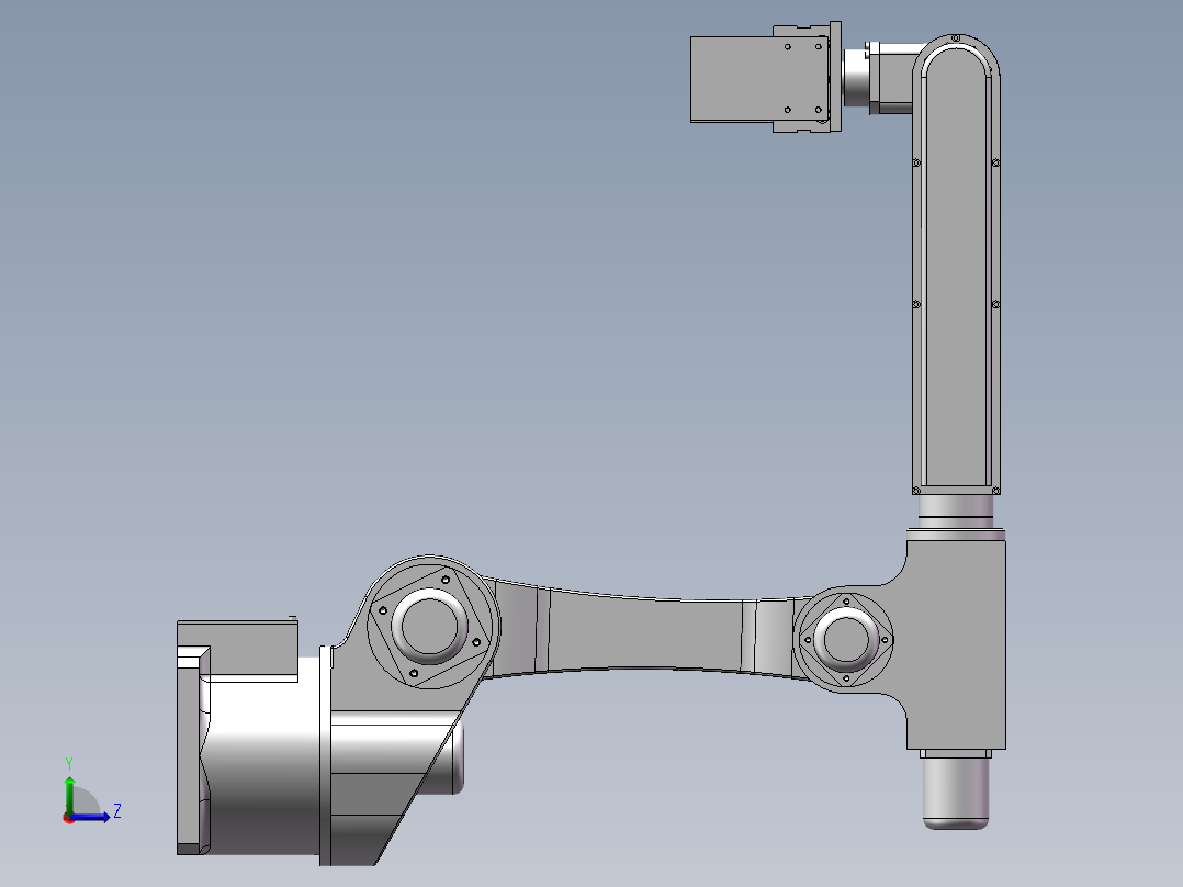 自动化生产线搬运机械手的设计三维含cad图纸左视图
