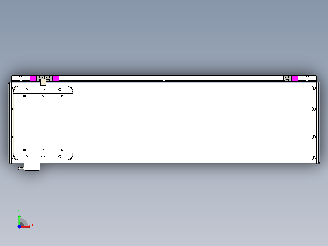 威洛博LC系列3d模型模组LC22H1Y-S650前视图