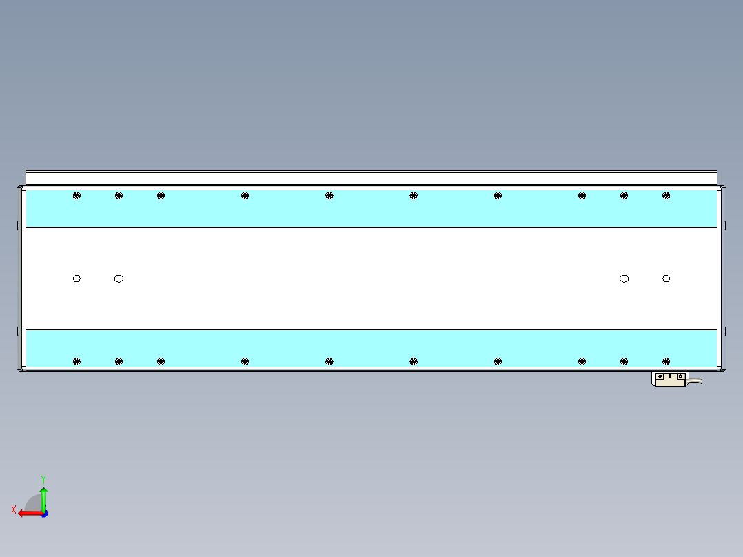 威洛博LC系列3d模型模组LC22H1Y-S650后视图