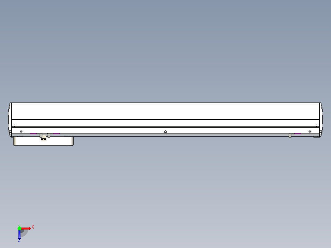 威洛博LC系列3d模型模组LC22H1Y-S650俯视图