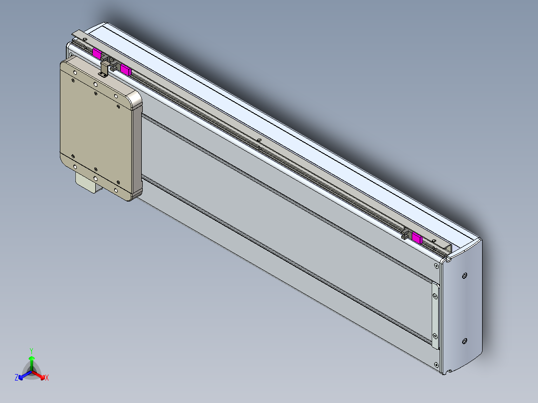 威洛博LC系列3d模型模组LC22H1Y-S650正等轴测图