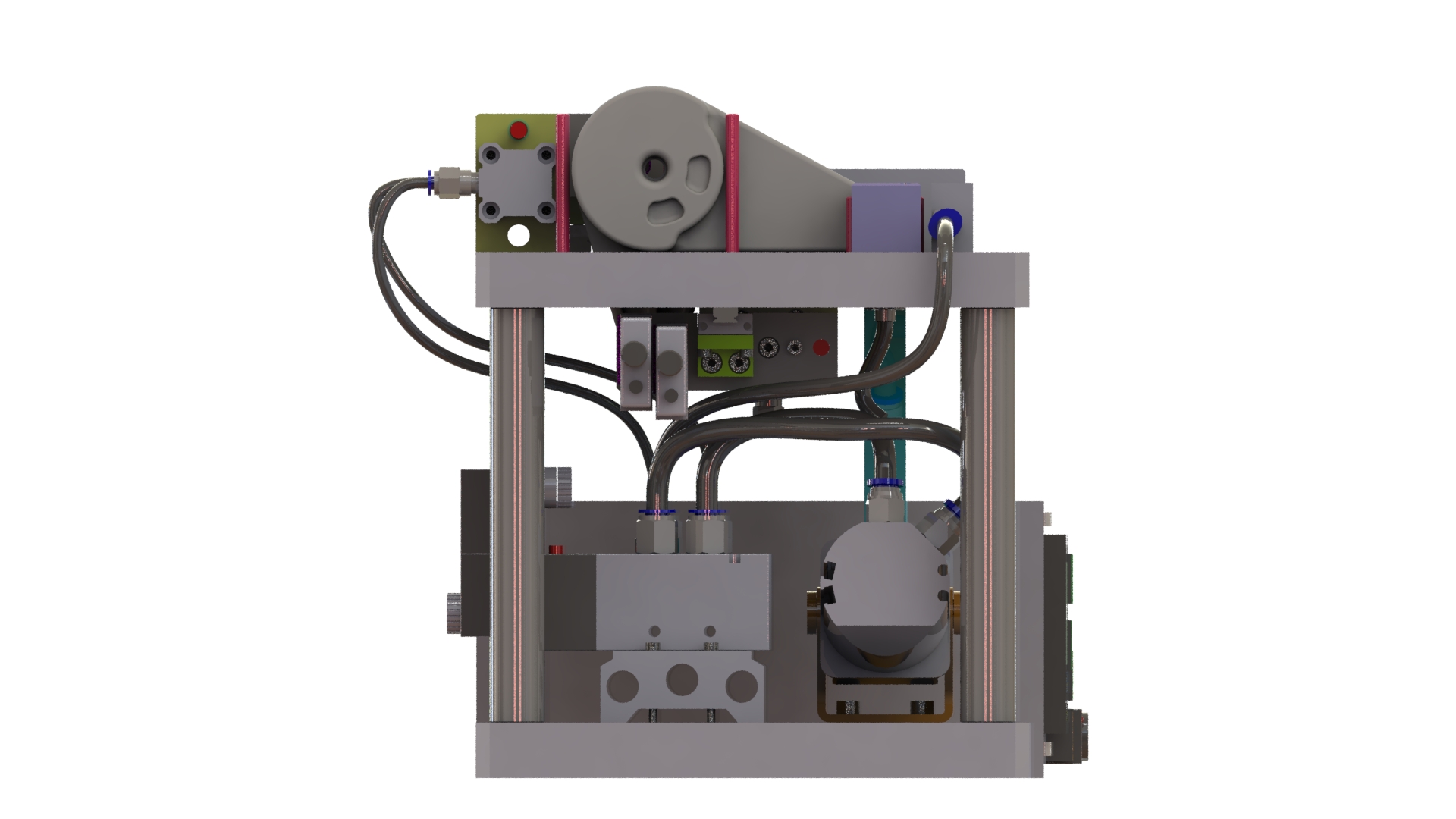 弯曲件自动检测设备模型3D图纸 x_t格式