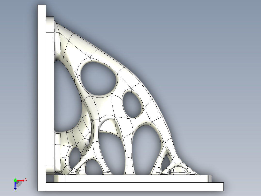 三角支架2俯视图