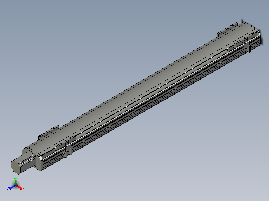 直线模组WG-LHA12-S1100-M设计图纸