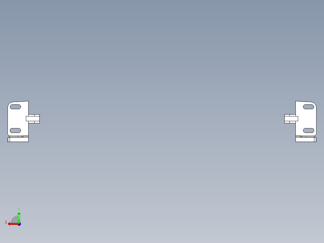 基恩士OP-84301_kc图纸模型后视图