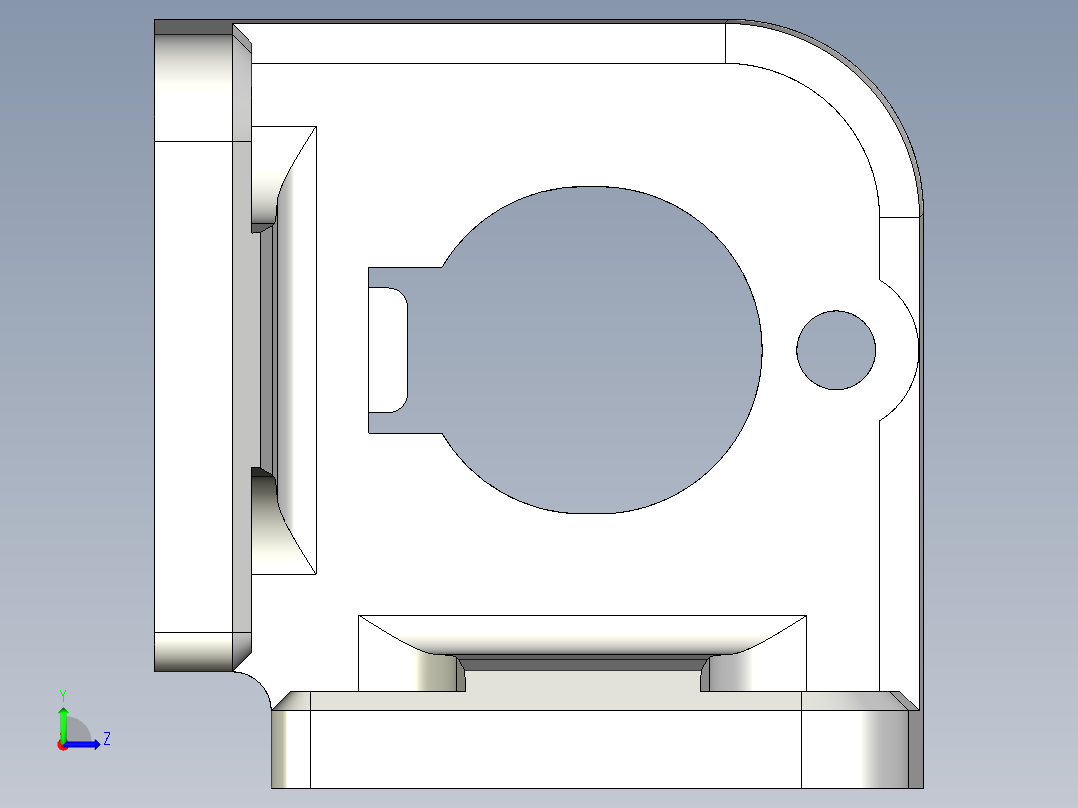 基恩士OP-84301_kc图纸模型左视图