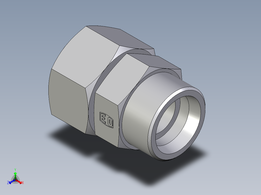 卡套式工业通用硬管接头EO_Distance_piece_adapter_DA30SOMDCF