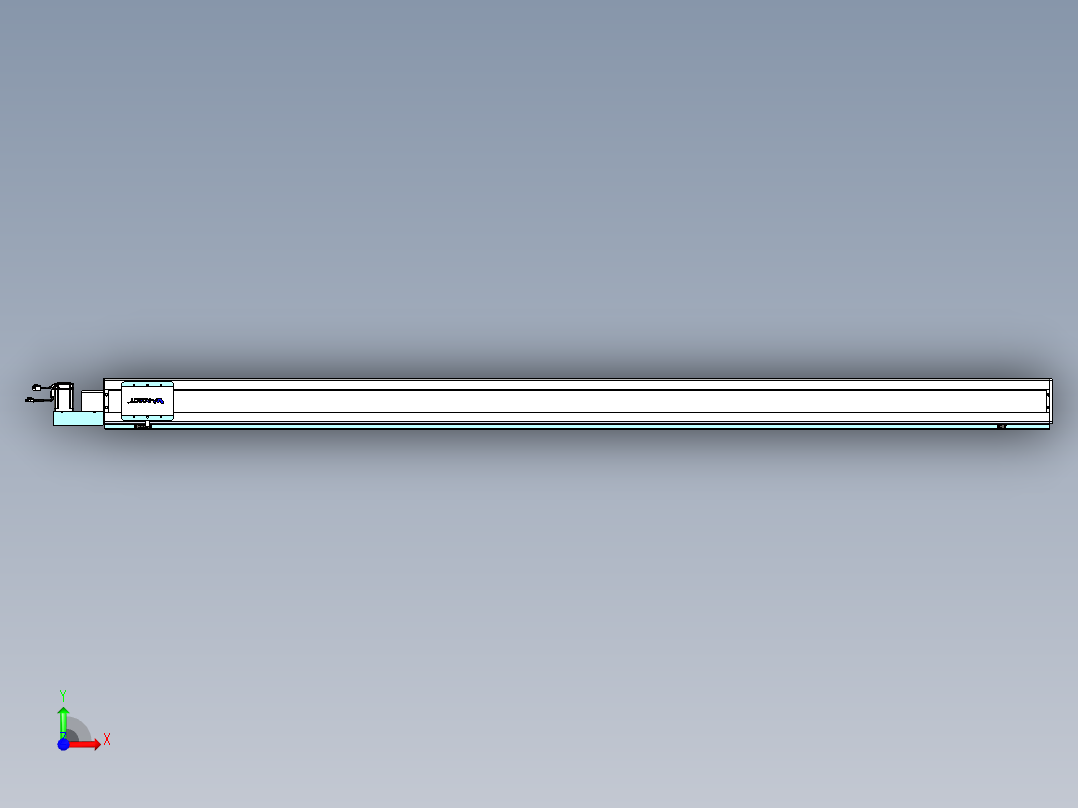 威洛博VBC同步带传动一无尘环境VBC14-L45-S2650-BL-ZP40-C3前视图