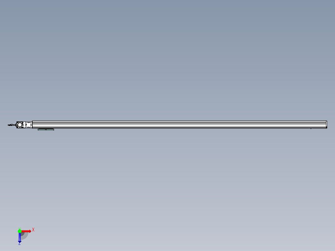 威洛博VBC同步带传动一无尘环境VBC14-L45-S2650-BL-ZP40-C3俯视图