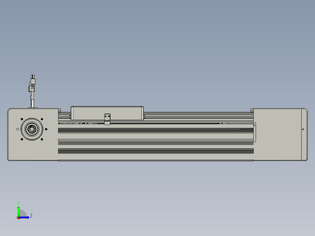 威洛博直线电机模组EB10-L224-S250-R-ZP75-MS3-5K左视图