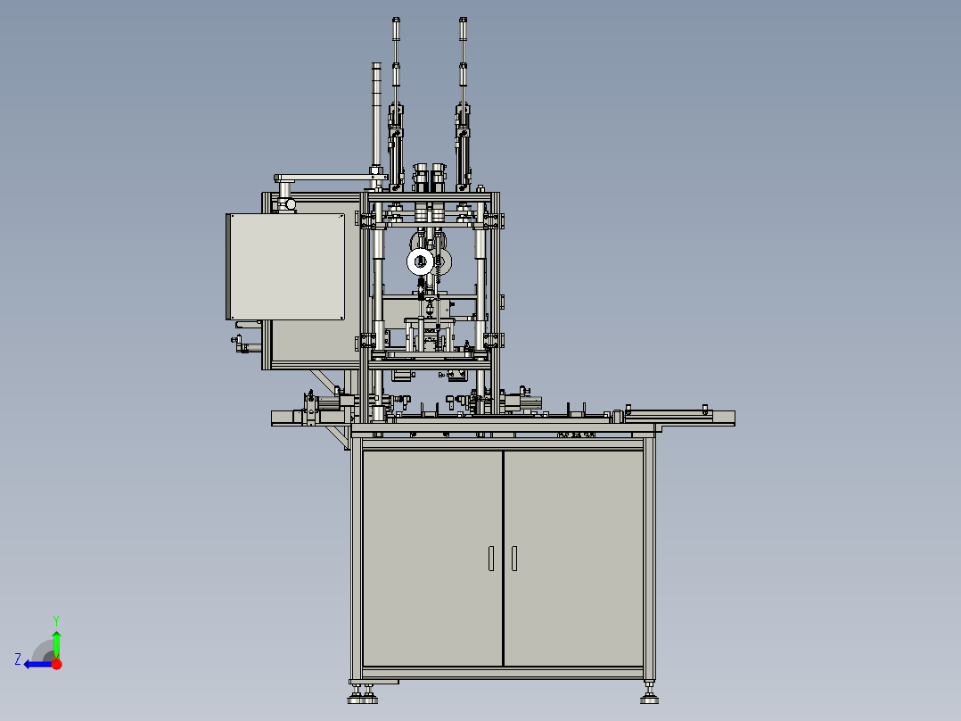 伺服电机螺丝机右视图