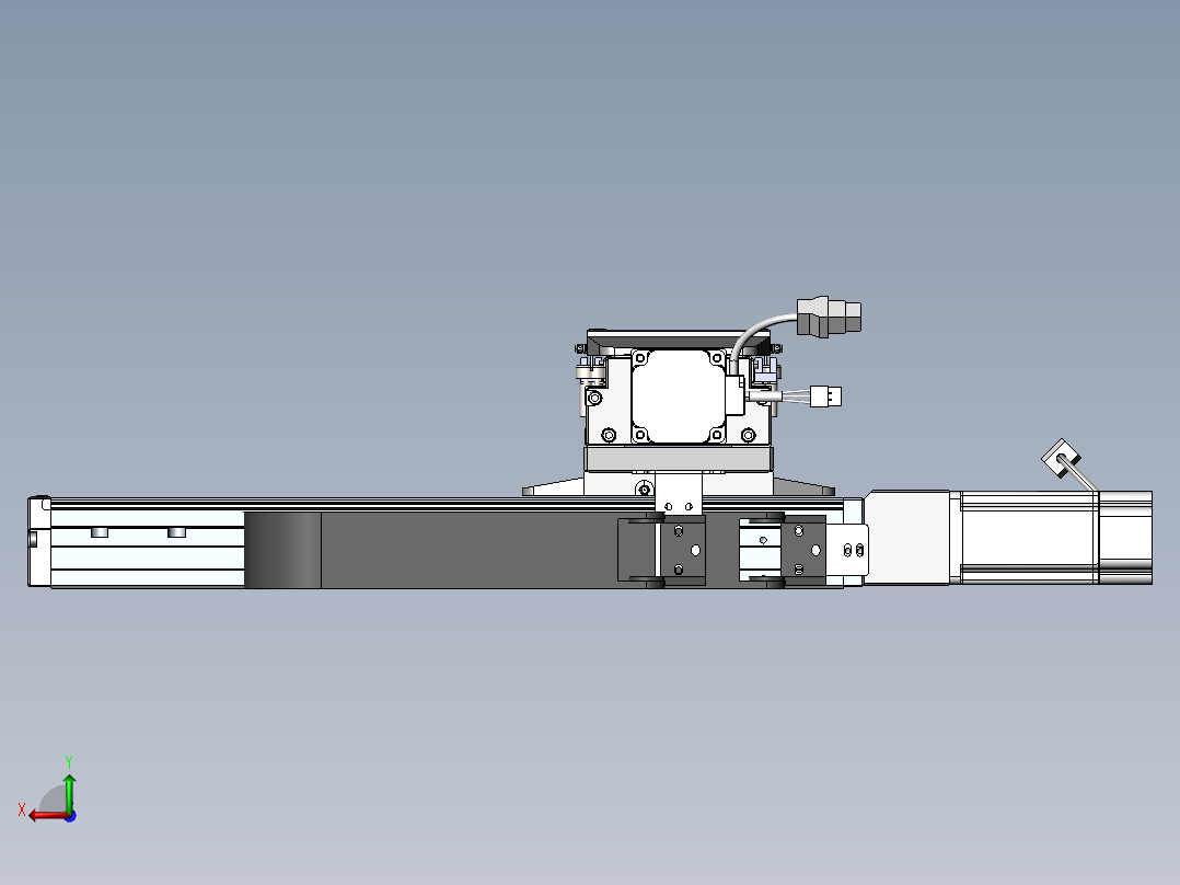 内嵌直交机械手XYG系列XYG440-F1后视图