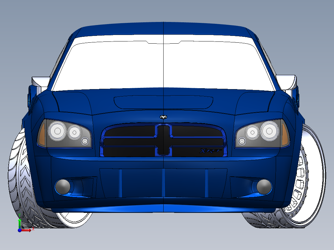 018-道奇charger前视图