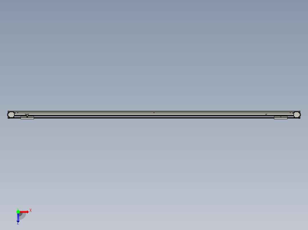 威洛博双电机滑台-VBF14S2-L100-S2600-BLR-P40-C6俯视图