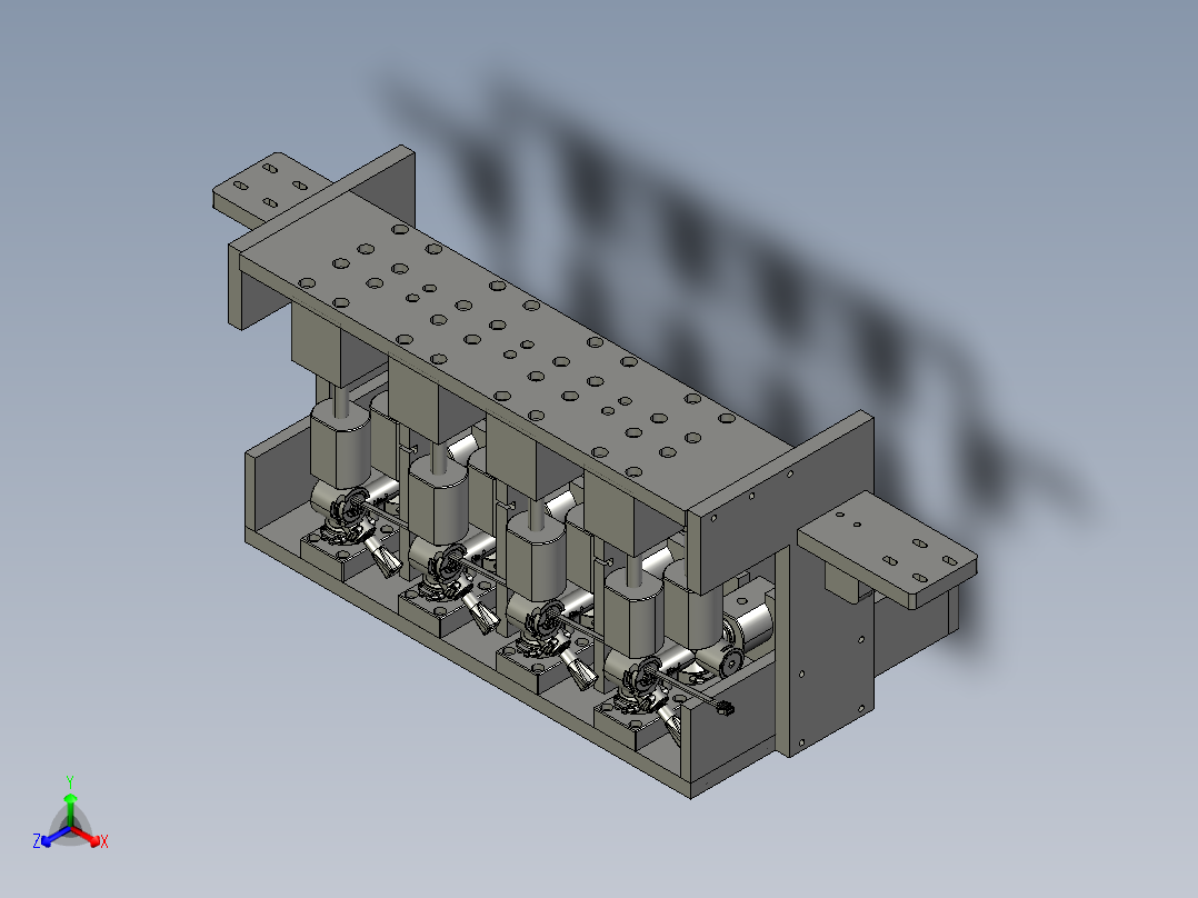气密性测试夹具套管机耐压测试（step+cad）正等轴测图